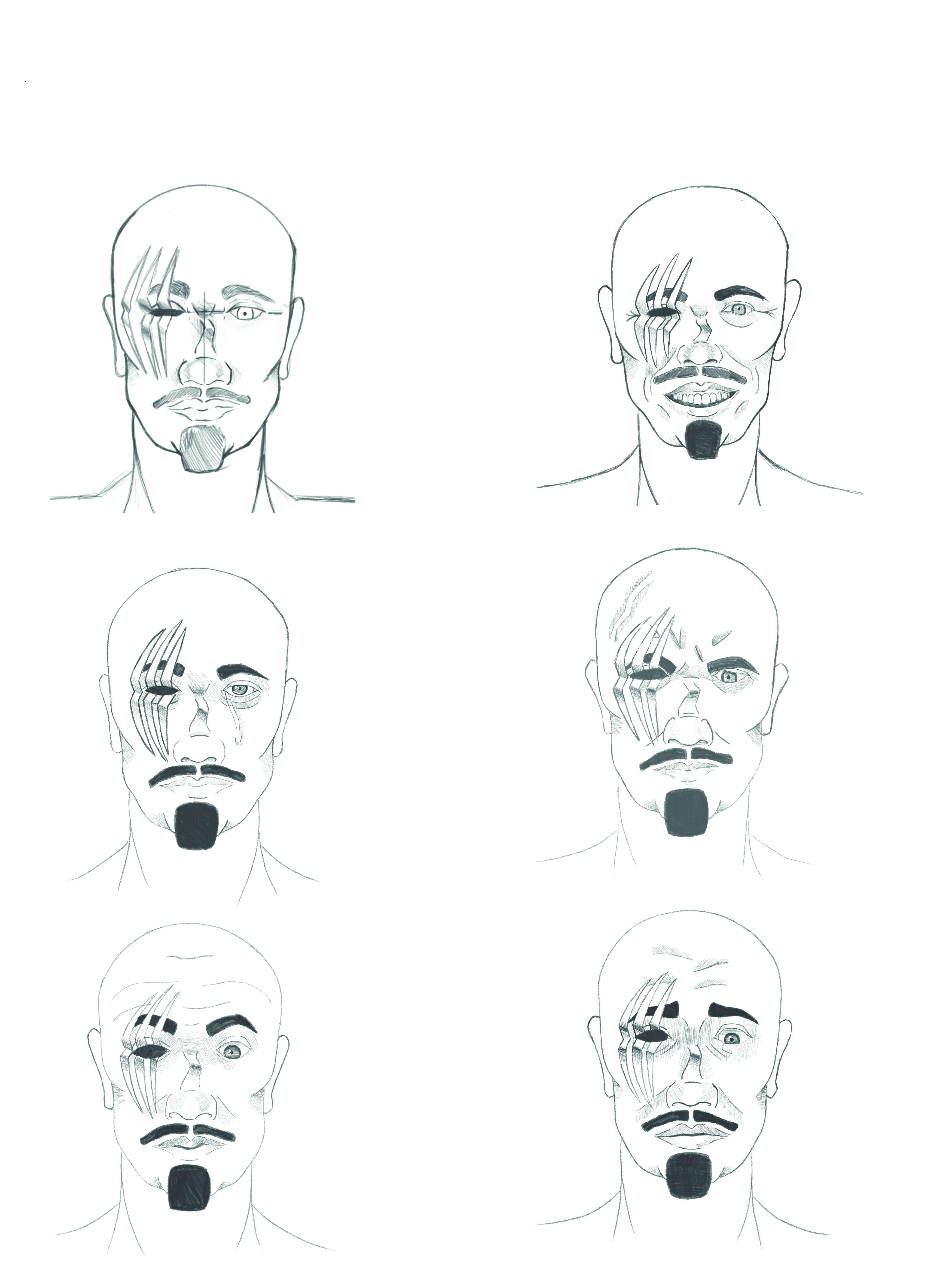 Luther expression sheet
