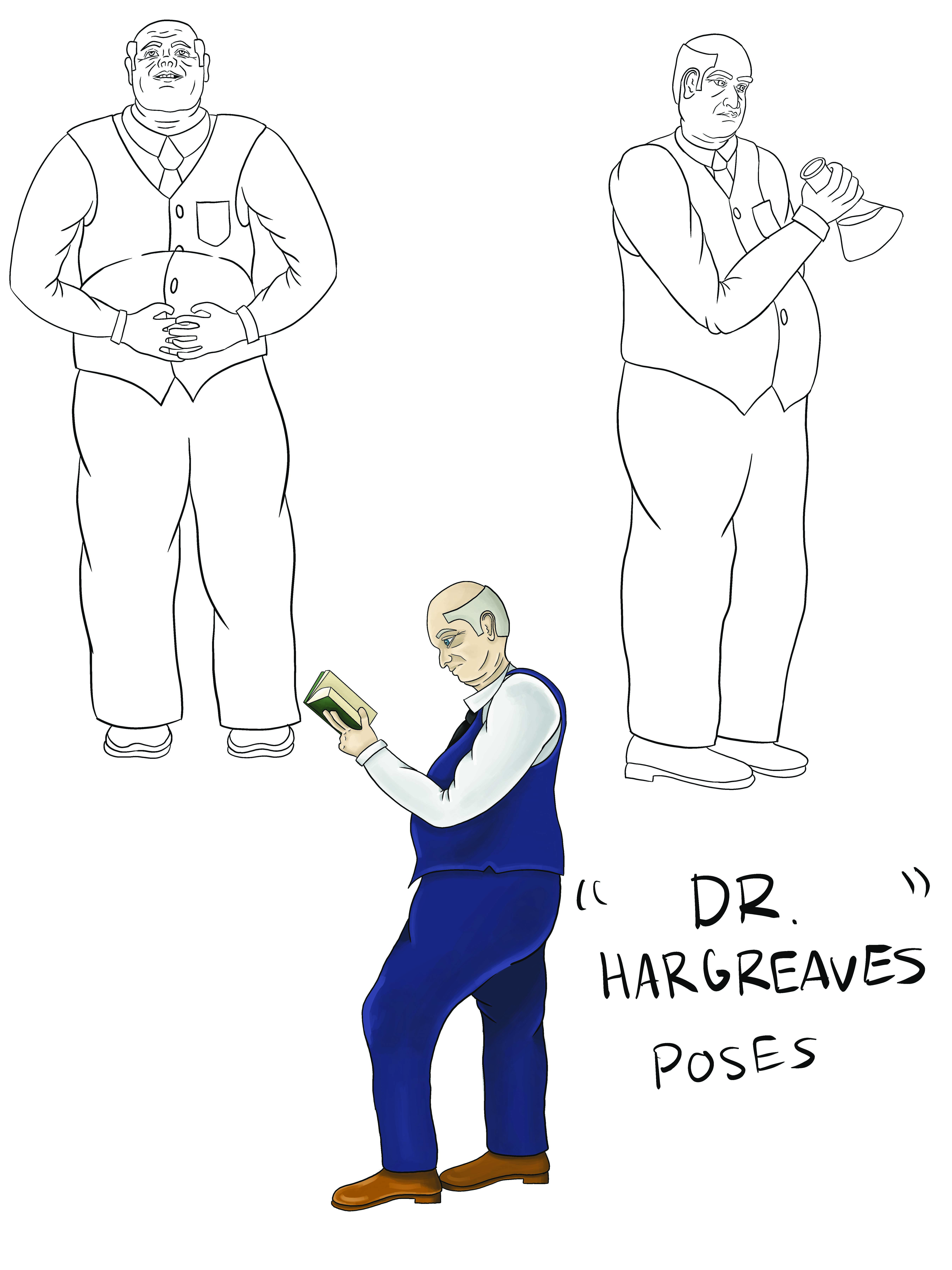 Dr. Hargreaves poses