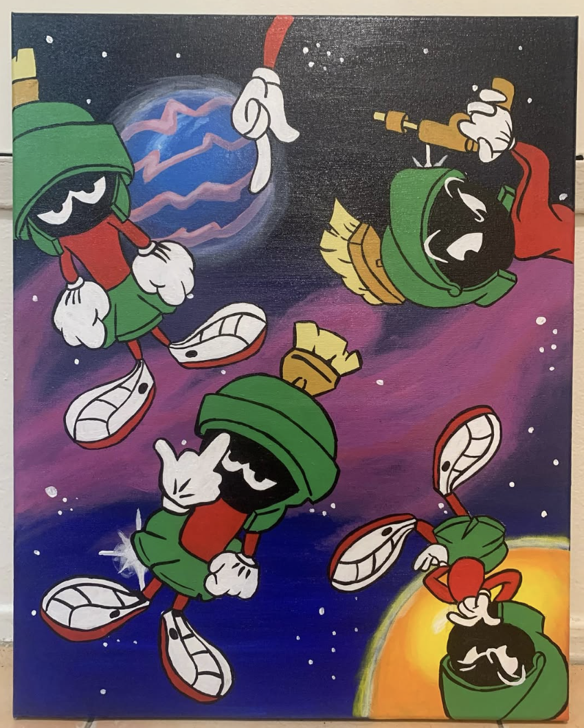 Marvin Martian illustration