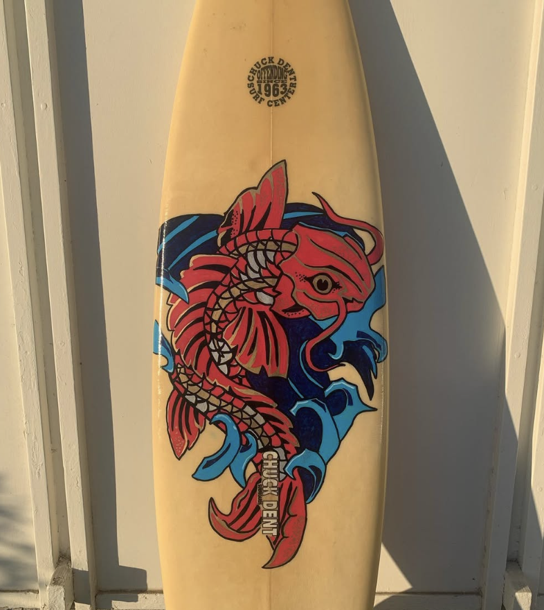 Surfboard illustration